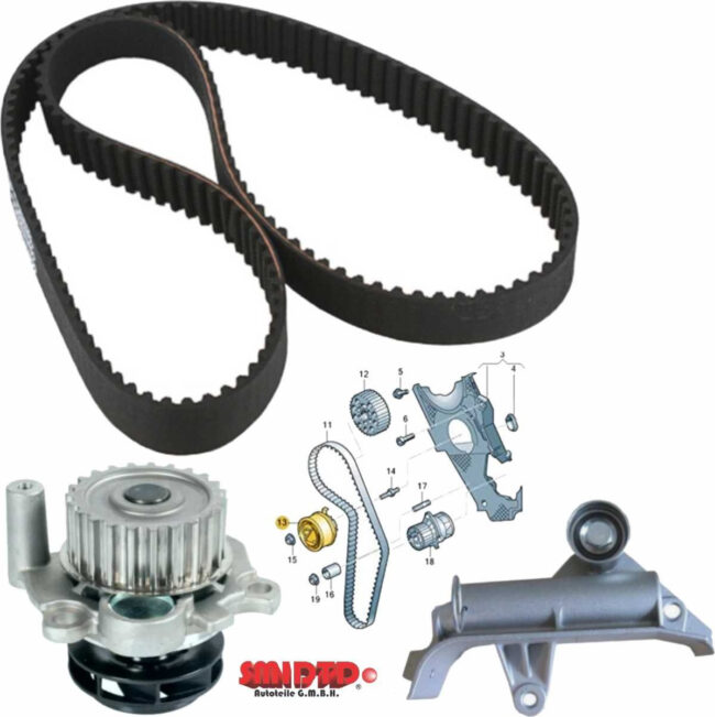 Kit Distribucion Y Bomba Agua Vw Jetta Mk4 1.8l Turbo 99-04