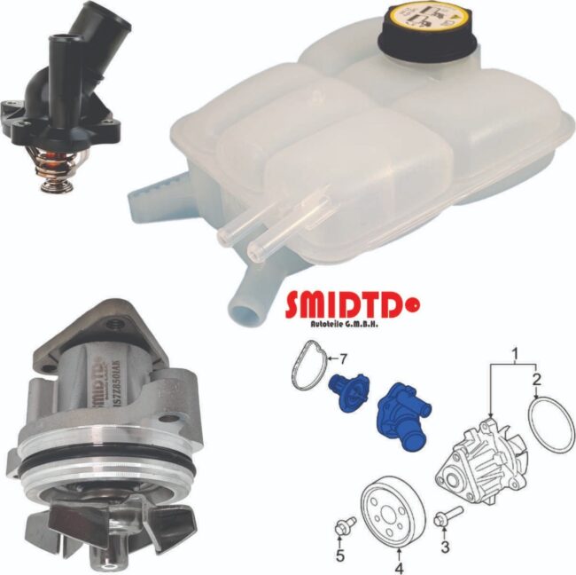 Bomba De Agua, Deposito Y Termostato Ford Focus 2.0l 03-07