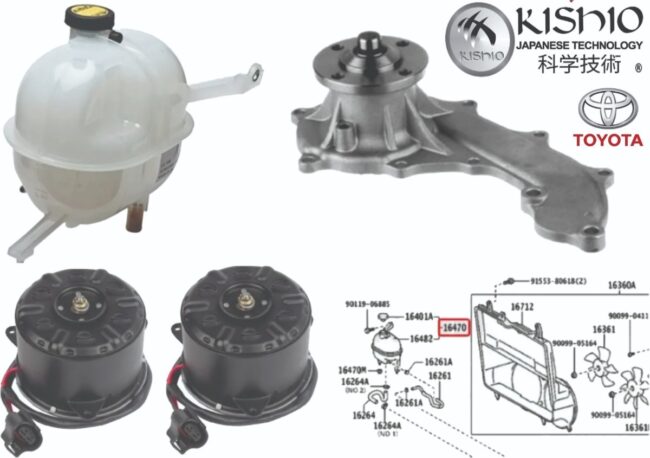 Motor Ventilador Bomba Agua Deposito Toyota Hiace 2.7 07-18