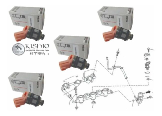 4 Inyectores De Gasolina Nissan Xterra V6 3.3l 02-04 Turbo