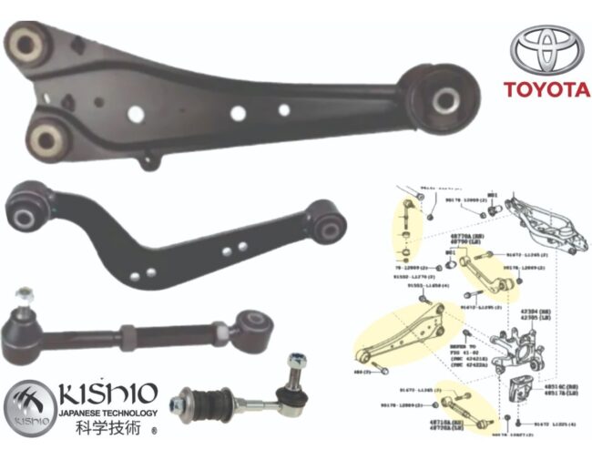 Kit Brazos Estabilizadores Traseros Izqui Toyota Rav-4 06-18 - Image 2