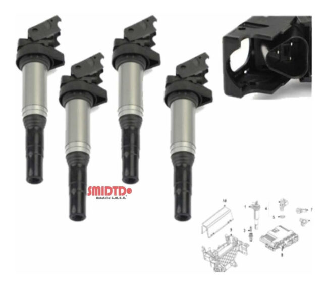 4 Bobinas Encendido Tipo Lapiz Mini Cooper 11-15 1.6l Smidtd