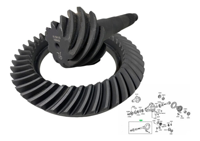 Corona Y Pi?on Nuevos Toyota Hiace 2.7l 06-14 43/10 Kishio - Image 6