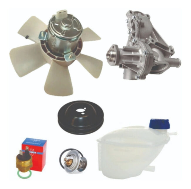 Kit Motoventilador Bulbo Deposito Bomba Agua Vw Caribe 80-85 - Image 7