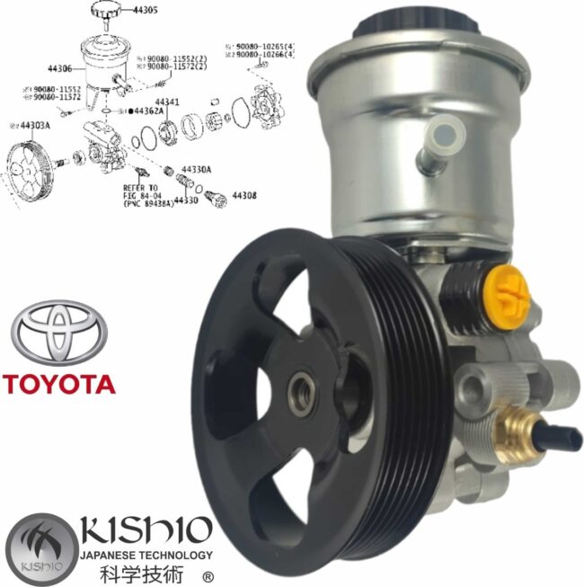 Bomba De Direccion Hidraulica Completa Toyota Tacoma 05-15 - Image 2