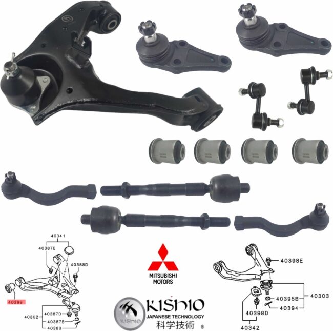 Kit Rotulas Bieletas Estabiliz Horquil Mitsubishi L200 08-14 - Image 3