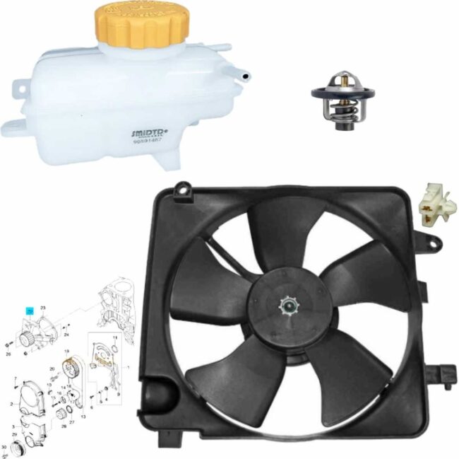 Motoventilador Completo Tapon Y Deposito Matiz G2 1.0l 05-17 - Image 4