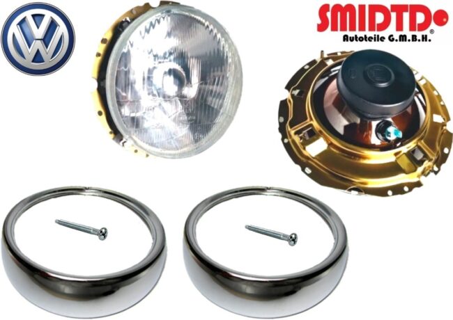 2 Faros 2 Biceles Cromados 2 Tornillos Vw Sedan 70-00 Smidtd
