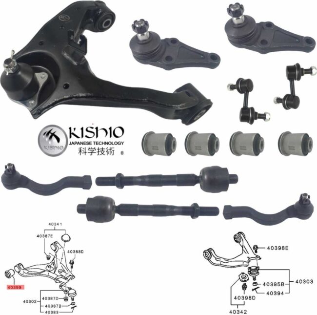 Kit Rotulas Bieletas Estabiliz Horquil Mitsubishi L200 08-14