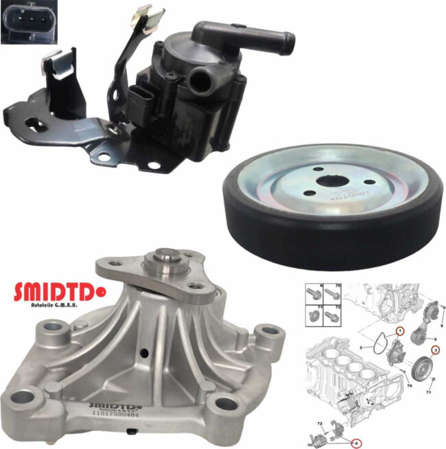Bomba Agua Y Auxiliar Mini Coopers Coupe Jcw 14-16 1.6 Turbo