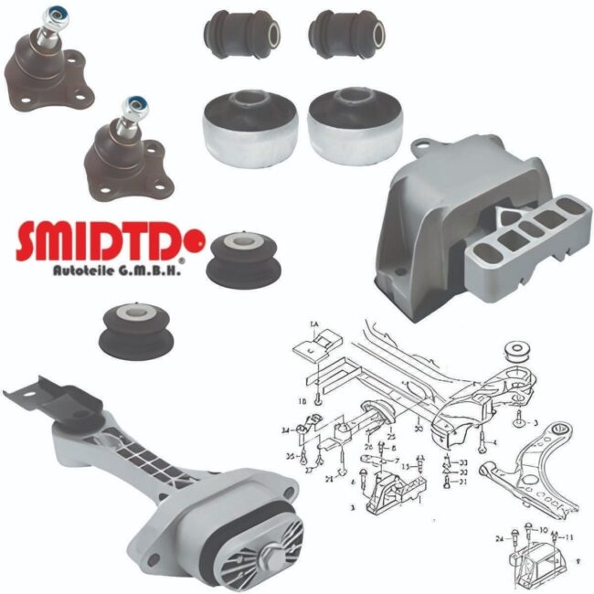 Soportes De Motor Bujes Y Rotulas Vw Golf A4 99-05 2.8 Vr6