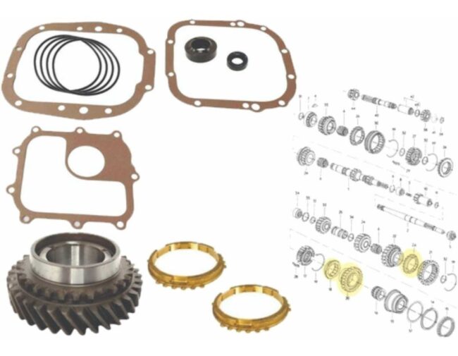 Engrane 2a Veloci Juntas Bronces Retenes Vw Combi 1.6l 74-86 - Image 3