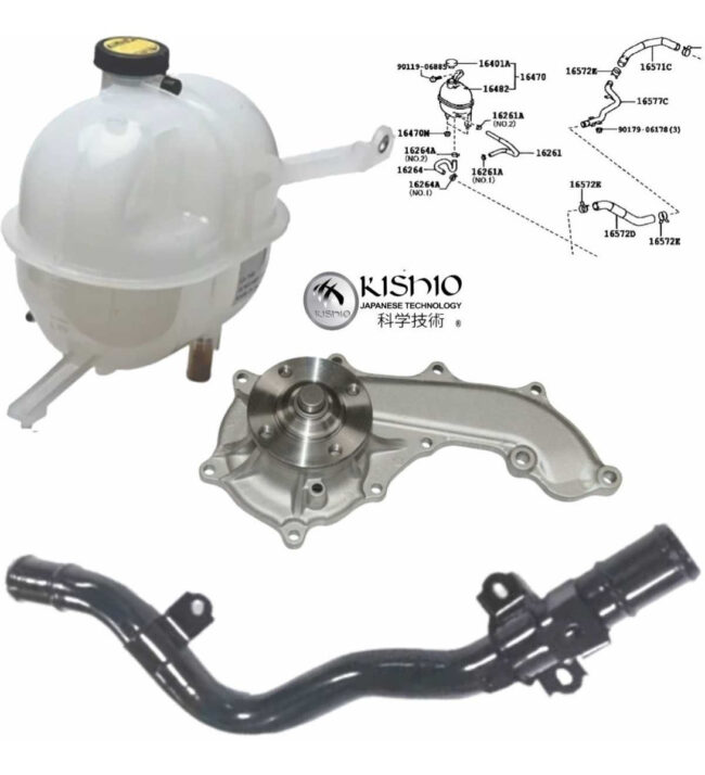 Tubo Agua Superior Deposito Y Bomba Toyota Hiace 2.7l 04-19
