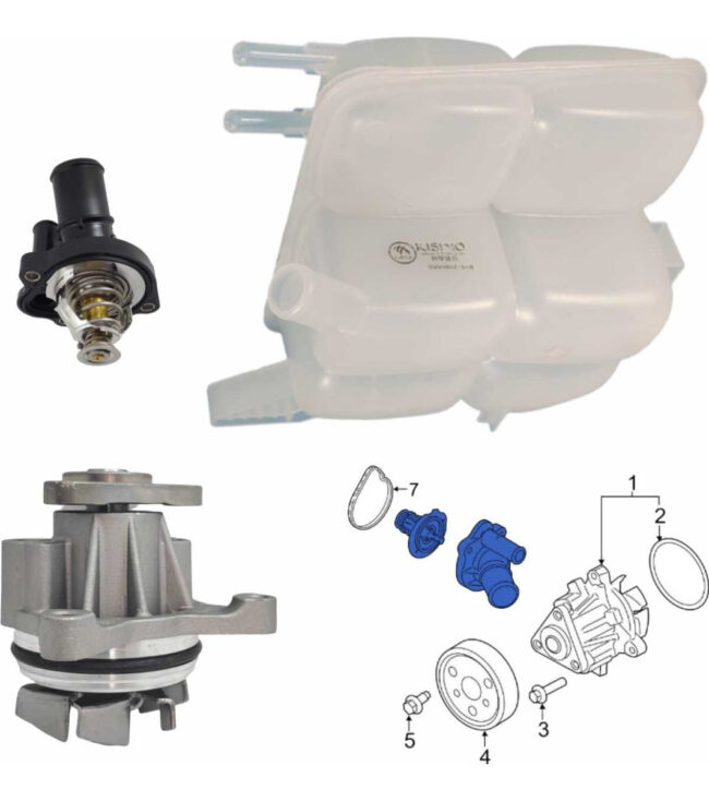 Bomba Agua Atsugui Deposito Termostato Ford Focus 2.3l 03-07 - Image 7