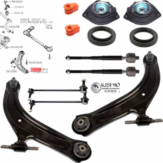 Kit Horquillas Bases Bieletas Gomas Nissan Sentra 2.0 07-12