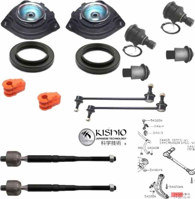 Kit Bases Baleros Bieletas Rotulas Nissan Sentra 2.0 07-12