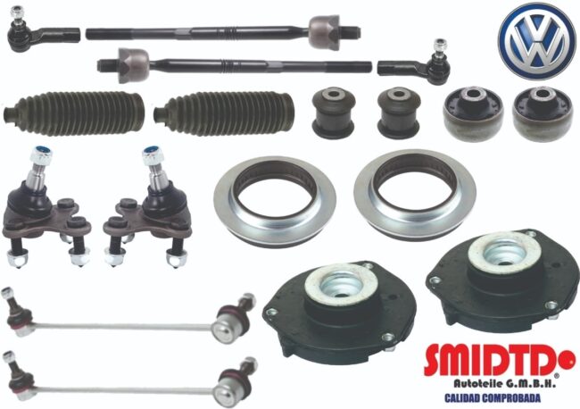 Kit Bases Bujes Rotulas Bieletas Gomas Vw Jetta A6 05-12