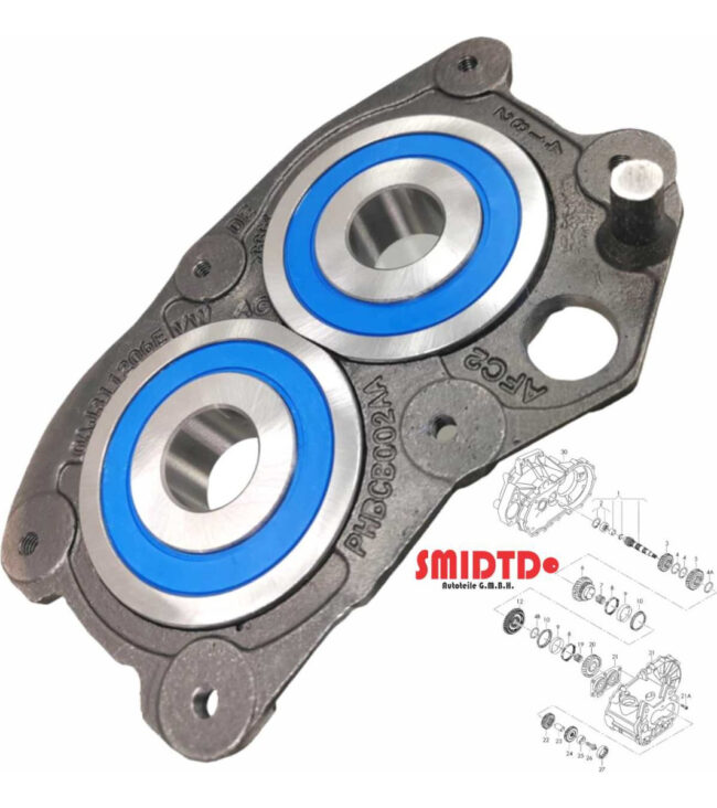 Balero Doble Flecha Caja Velocidades Vw Polo 07-17 Hierro