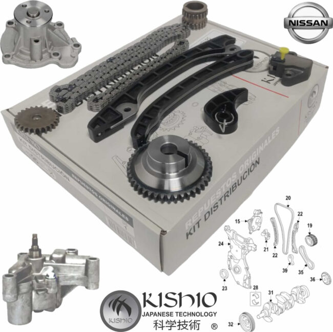 Kit Distribucion Bomba Agua Ya Aceite Nissan Versa 1.6 15-19 - Image 6