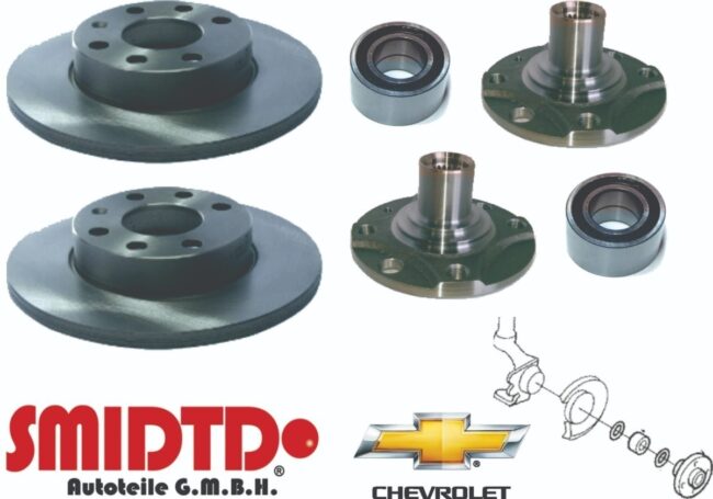 2 Discos Orig Ventilado 2 Mazas 2 Baleros Chevy Monza 1.6l