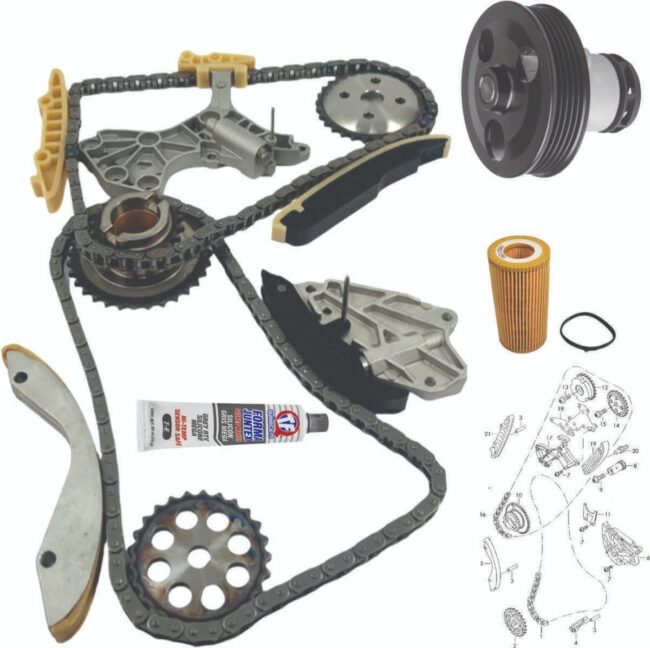 Kit Distribucion Bomba Agua Y Filtro Vw Bora 2.5l 2005-2010 - Image 7
