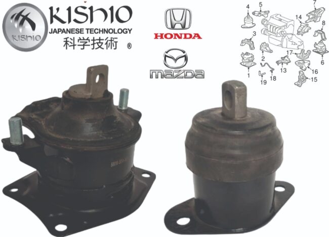 Soporte De Motor Trasero Y Derecho Honda Accord 2.4l 03-07