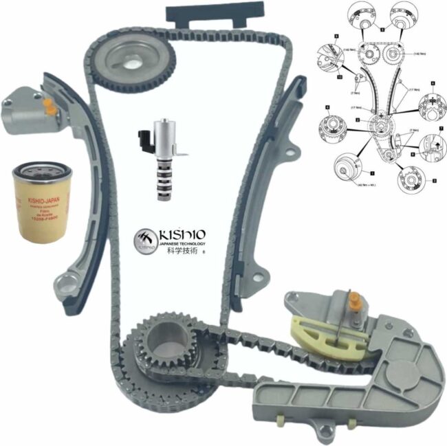 Kit Distribucion Valvula Vvt Filtro Nissan Altima 2.5l 02-06