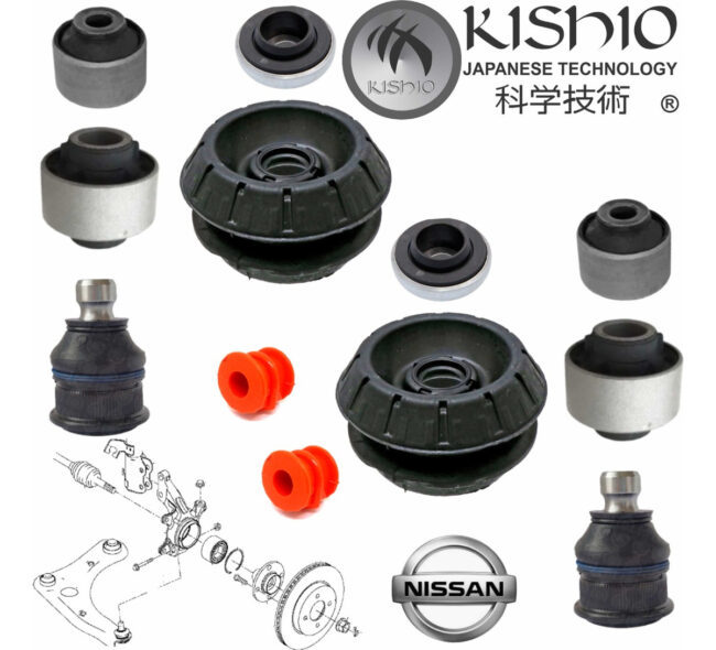 Kit Bases Balero Rotulas Bujes Gomas Nissan Versa 2018-2023 - Image 4