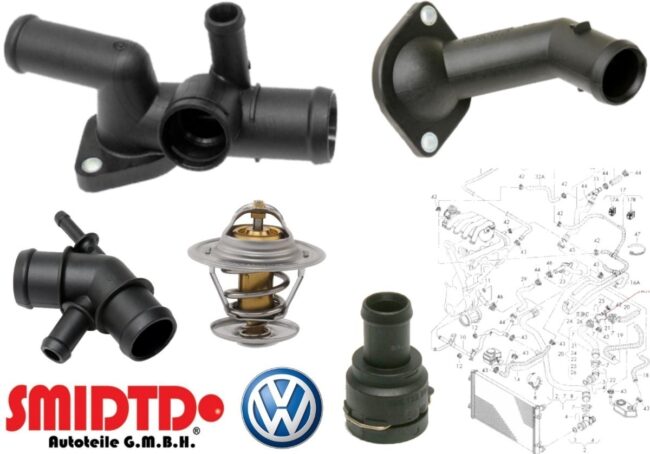 4 Bridas De Agua 1 Termostato Vw Bettle 20.l 99-07
