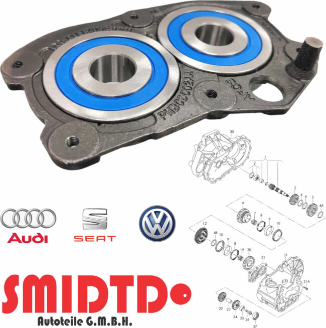 Balero Doble Flecha Caja Velocidades Vw Polo 07-17 Hierro - Image 5