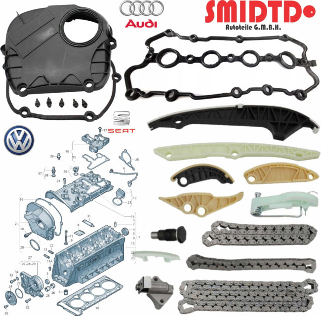 Kit Distribucion Tapa Arboles Audi A4 2.0 Tsi 09-15 - Image 6