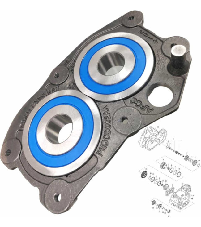 Balero Doble Flecha Caja Velocidades Vw Polo 07-17 Hierro - Image 8