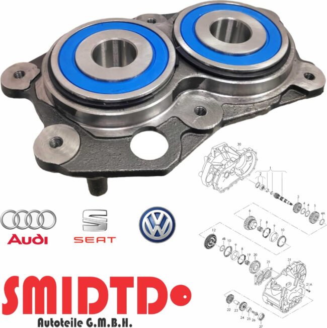 Balero Doble Flecha Caja Velocidades Vw Polo 07-17 Hierro - Image 7