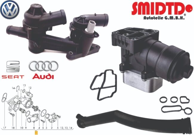 Brida Termostatos Doble C/base Radiador Vento 12-19 Diesel - Image 4