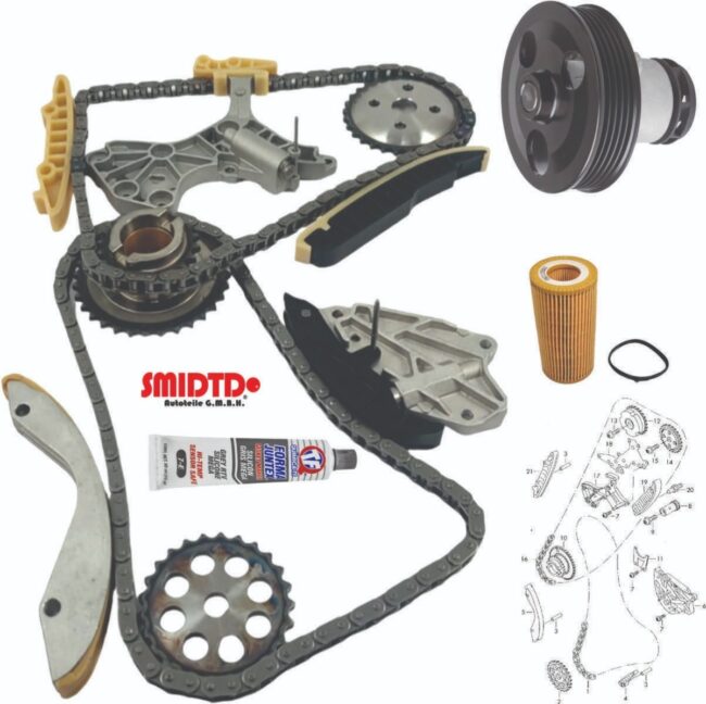 Kit Distribucion Bomba Agua Y Filtro Vw Bora 2.5l 2005-2010