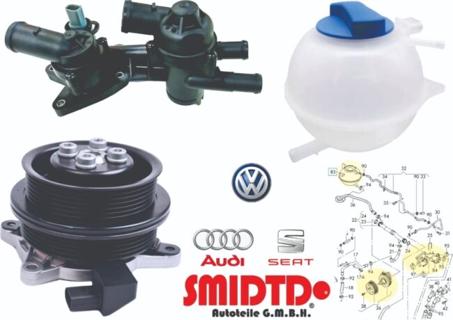 Bomba Agua Brida Termos Deposito Vw Golf V Mk5 1.4 Tsi 03-09