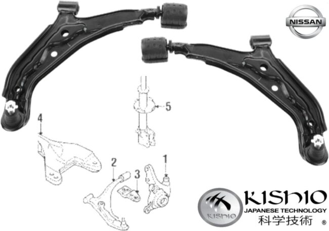 Horquillas Delanteras Completas Nissan Sentra B14 1.6 96-00