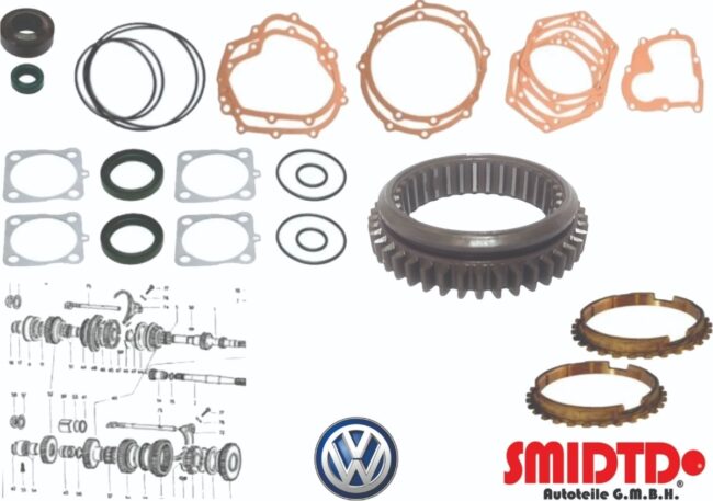 Kit Sincronizador De 1a 2a Bronces Retenes Sedan 74-04 Vocho
