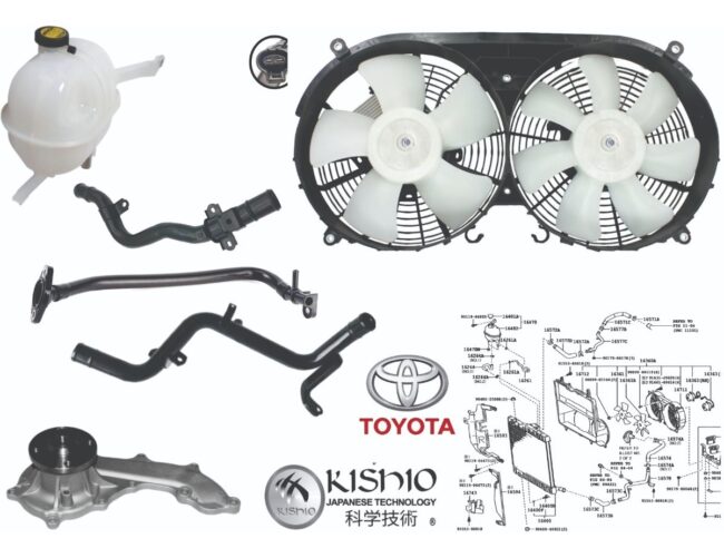 Motoventiladores Completos Tubos Bomba Agua Hiace 2.7 04-18