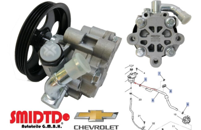 Bomba Direccio Hidraulica C/polea Gmc Sonic 1.6l 12-18