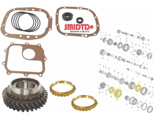 Engrane 2a Veloci Juntas Bronces Retenes Vw Combi 1.6l 74-86