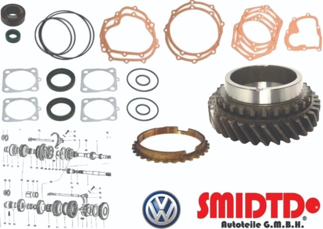 Kit Engranes 2a Bronce Juntas Retenes Vw Sedan 74-04 Vocho
