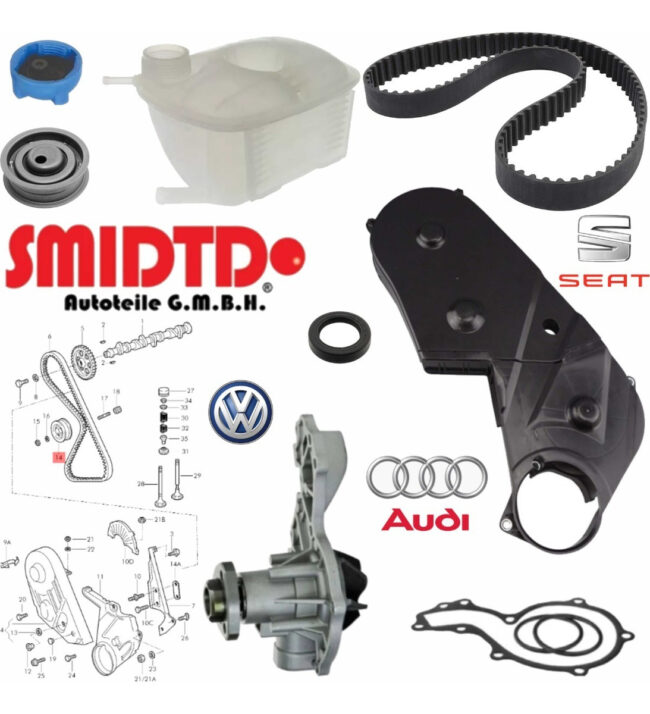 Kit Distribucion Bomba De Agua Y Tapas Vw Atlantic 1.7 81-86 - Image 3