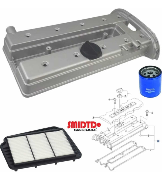 Tapa Punterias Aluminio Filtro Tapon Gmc Optra 2.0 04-10 16v