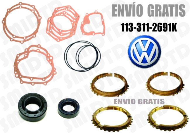 Bronces 1a 2a 2 3a 4a Y Juntas Veloc Vw Sedan 74-00 (vocho)