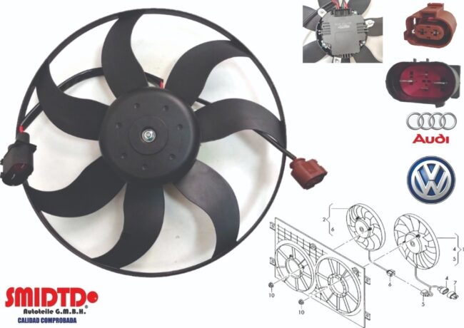 Motoventilador Principal 360 Mm T/siemens Bora 1.9l 05-10 - Image 2