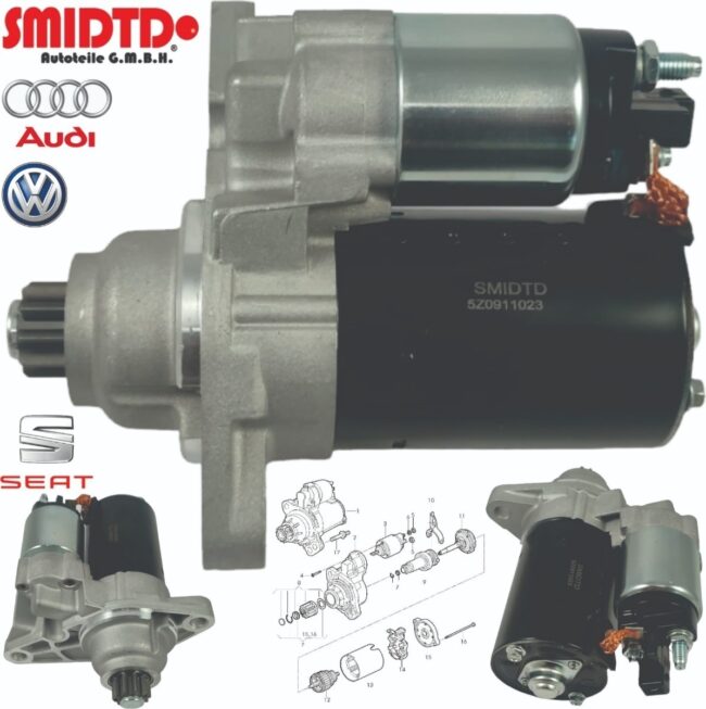 Marcha De Arranque De Motor Vw Gol 1.6l 2009-2020 Nueva - Image 5