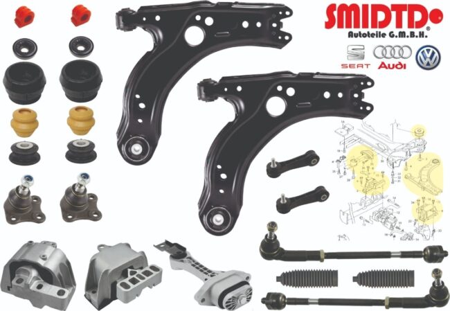 Kit Rotulas Bases Soportes Horquillas Vw Golf A4 99-05 2.0l - Image 2