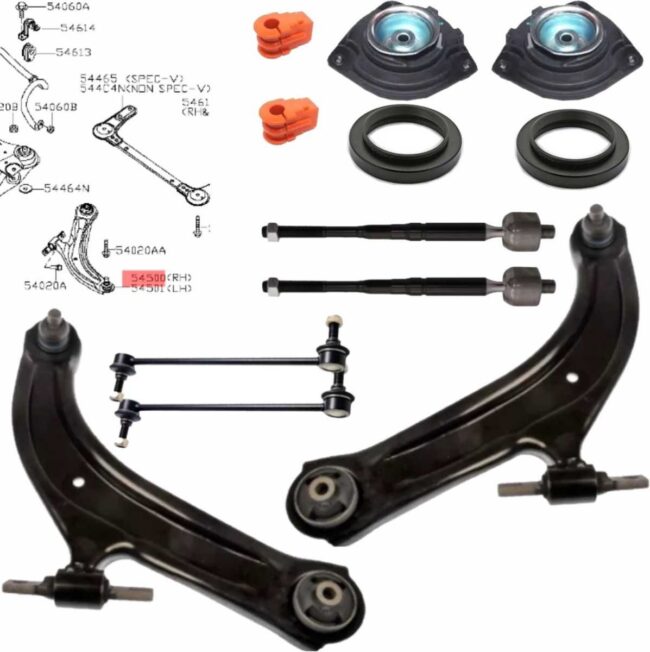 Kit Horquillas Bases Bieletas Gomas Nissan Sentra 2.0 07-12 - Image 4