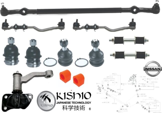 Kit Varillas Rotulas Brazo Auxiliar Gomas Nissan Np300 09-14
